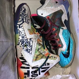 Lebron 11 “What The” size 8 worn once